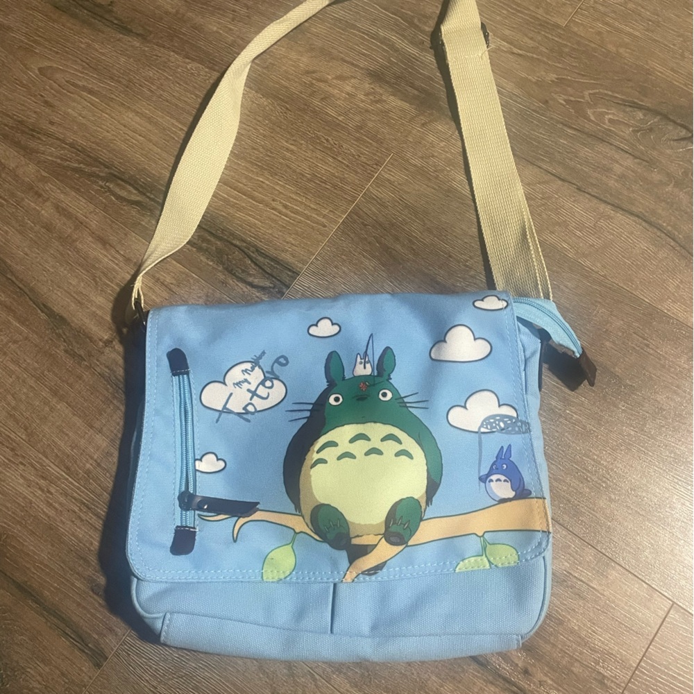 Blue Totoro Messenger Bag